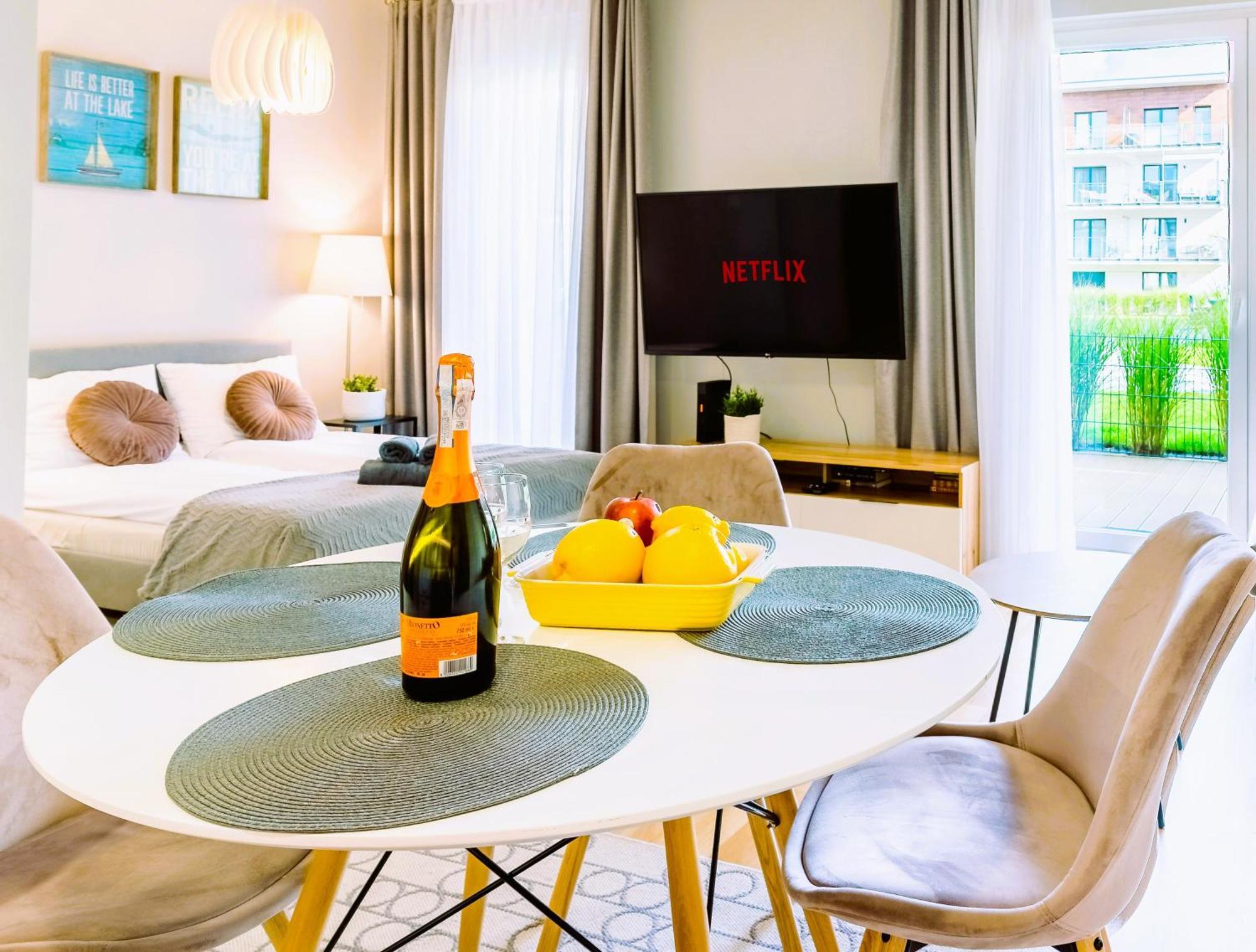 Marina Apartment - Przy Jeziorze, Taras, Tv55" Z Netflix I Prime, Parking Iława Eksteriør bilde